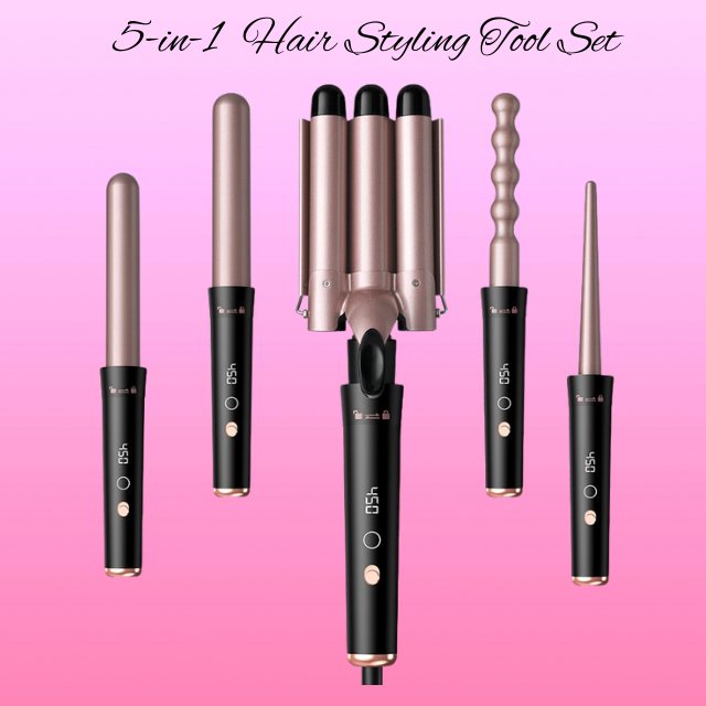 5-in-1 Hot Hair Styling Tool Set